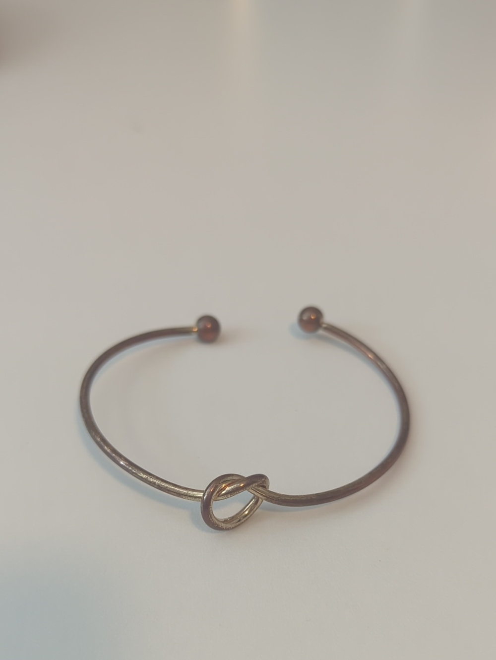 Gold Knot Open Cuff Bracelet